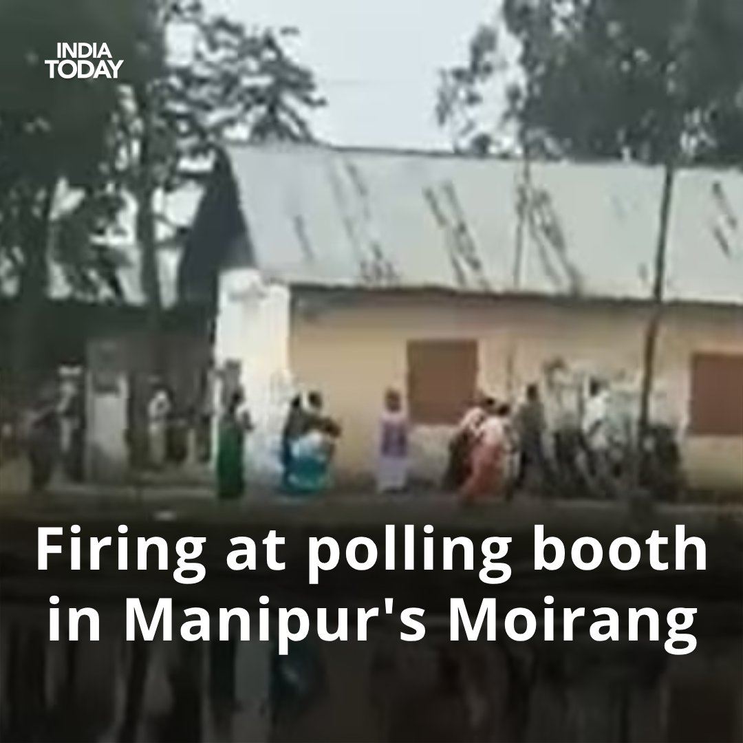 A group of miscreants fired several rounds near a polling station in Thamanpokpi in the Moirang Assembly segment in Manipur on Friday. However, no casualties were reported.

Read more: intdy.in/yiceqe | @suryavachan 

#Manipur #Moirang #ITCard
