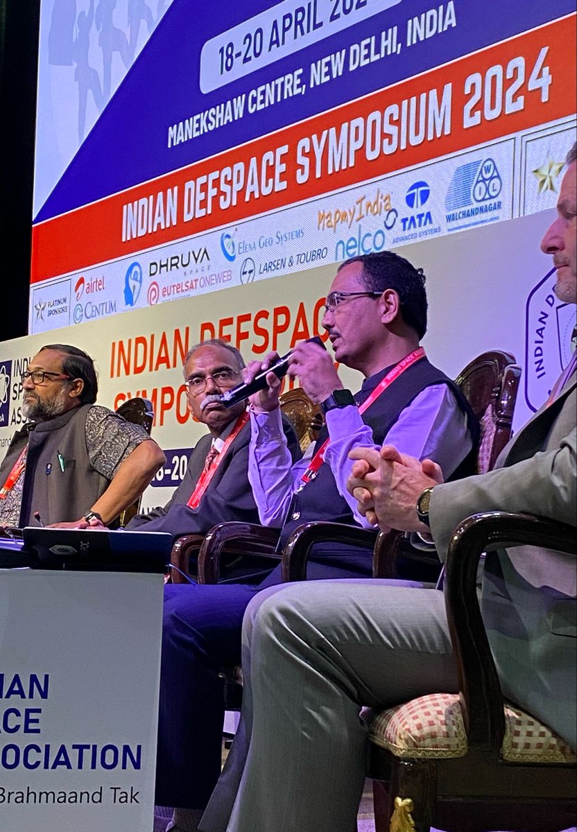 Mr Vinod Chippalkatti, President of SEBU at @centumelec, contributed his expertise to #DefSpaceSymposium Session 2, offering insights into developing sustainable solutions for space security challenges.