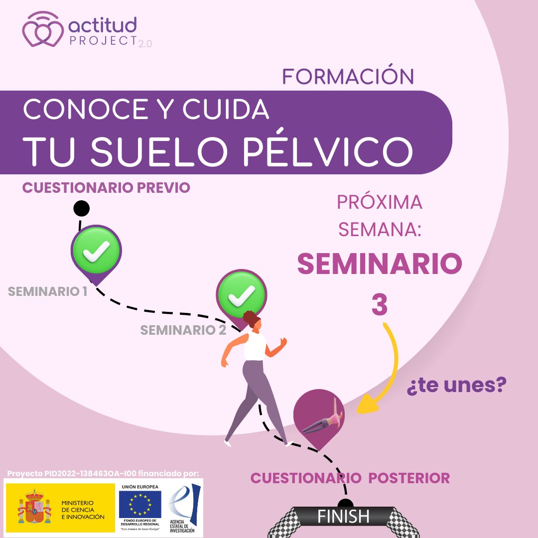 🤪💜LOCAS de contentas con los seminarios 1 y 2, nos acercamos al SEMINARIO 3 ¿ready? 

Si aún no te has unido a nuestra formación, puedes venir al último! 
Entra en el enlace, rellena el cuestionario previo e inscríbete:
form.jotform.com/240695809517366

<a href="/uibuniversitat/">Universitat de les Illes Balears - UIB</a> <a href="/inferfisiouib/">Infermeria i Fisioteràpia de la UIB</a>