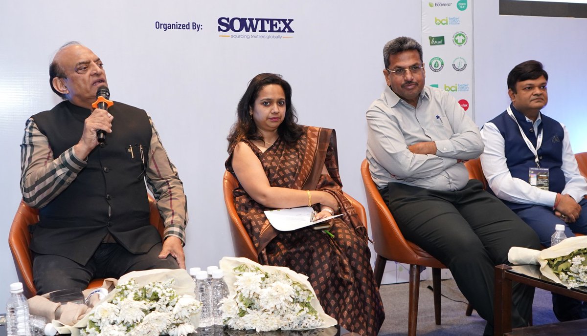 SowtexNetwork's tweet photo. "Delving into the Heart of Sustainability: Reflecting on the impactful moments from Sustainable Textile Sourcing Meet'24, where we explored manufacturing efficiency and supply chain resilience at their core."

#textileindustry#Fabric https://t.co/RrEp9cvkDb