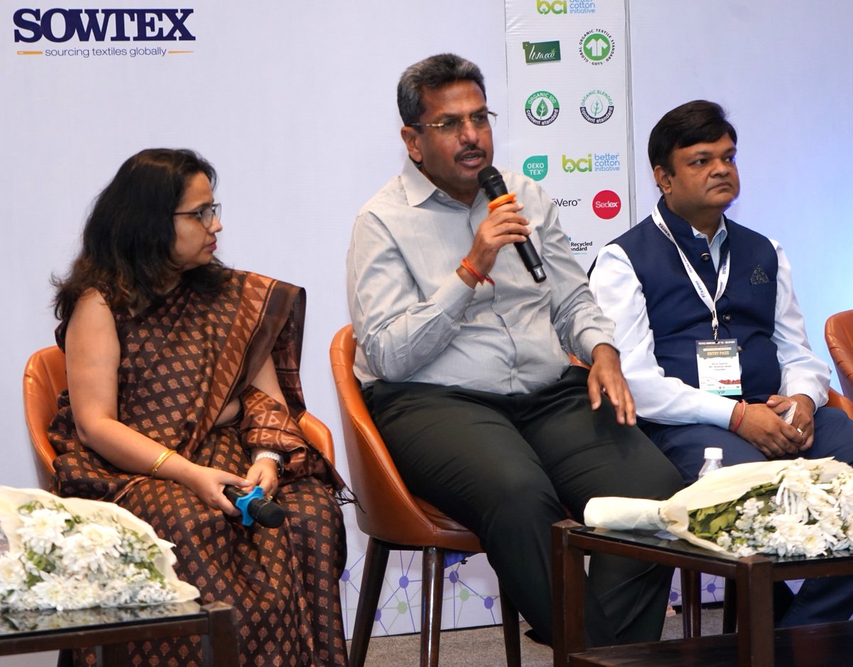 SowtexNetwork's tweet photo. "Delving into the Heart of Sustainability: Reflecting on the impactful moments from Sustainable Textile Sourcing Meet'24, where we explored manufacturing efficiency and supply chain resilience at their core."

#textileindustry#Fabric https://t.co/RrEp9cvkDb