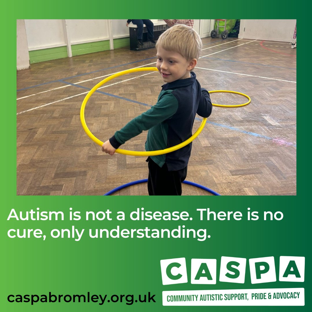 #FridayFact Autism is not a disease. There is no cure, only understanding. #CASPA #Charity #AutismAcceptance #Smallcharity #Autism #Autistic #ActuallyAutistic #Autismlookslikethis