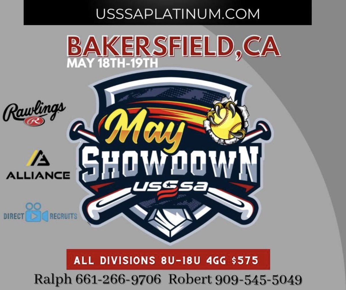 Get ready for a summer of competitive softball! Don't miss out on these upcoming USSAA tournaments. Sign up now at usssaplatinum.com and show off your skills on the field! 🥎📲 Register at usssaplatinum.com @LanceSmithTPC @StriveSoftball @SoftballDown @UncommittedUsa