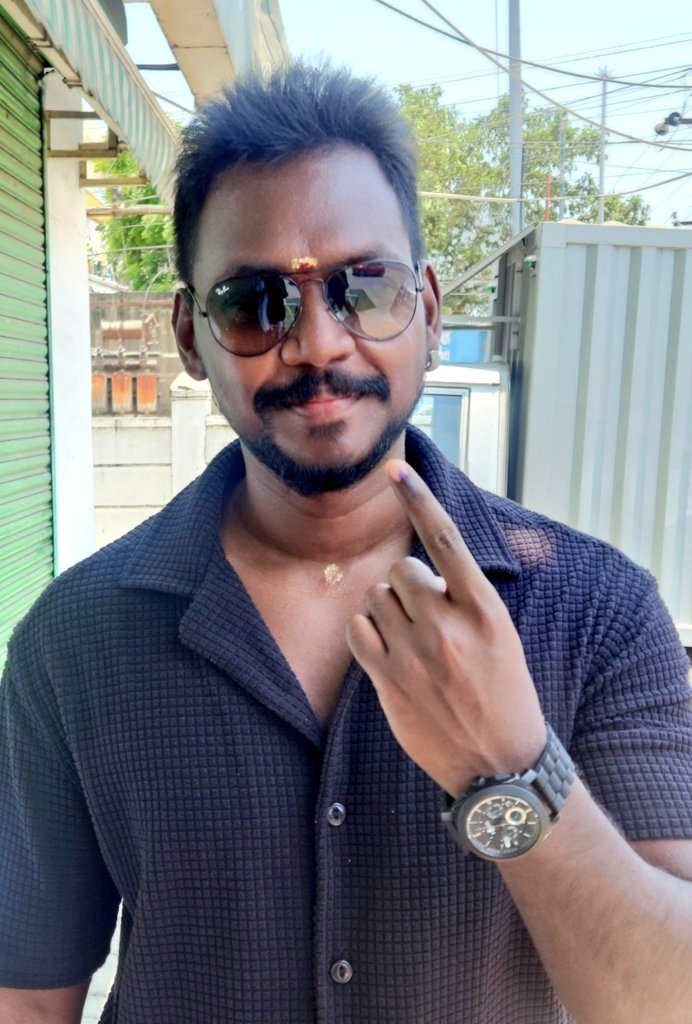 elviinvinu_off's tweet photo. I’ve done my part. Casted my vote!

 #LokSabhaElections2024
 #Elections2024 https://t.co/OJOEWB9U8J