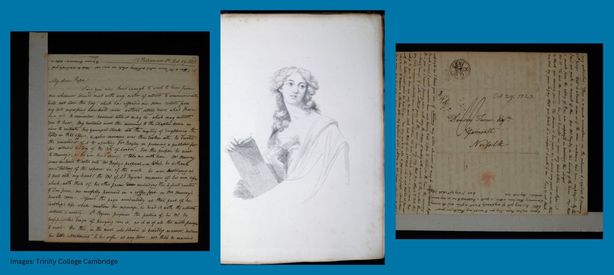 1823 letter discovered by a Trinity Archivist describes Byron's lost memoirs. Elizabeth Palgrave describes her shock & horror on reading the notorious memoirs. Six months later Byron was dead and his memoirs destroyed. ow.ly/jx7s50RjAeG @Byron200 #ExTRINordinary