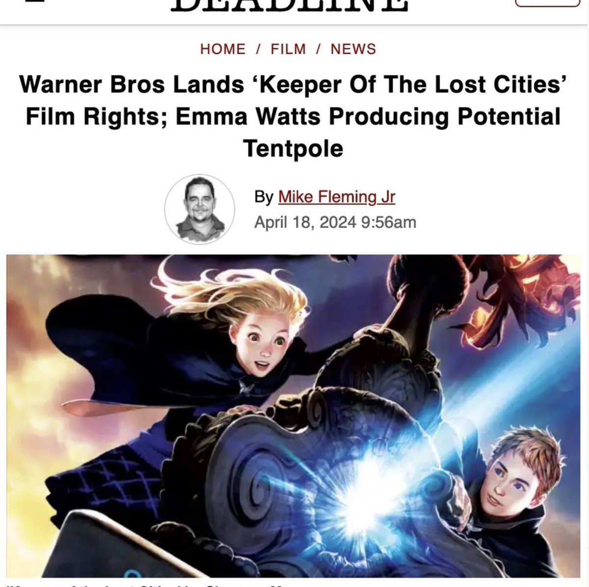LumenEditions's tweet photo. Shannon Messenger a annoncé la nouvelle hier soir : le célèbre studio Warner Bros a acquis les droits de la série de romans Gardiens des Cités perdues, avec Emma Watts à la production. 
Nous avons hâte d'en savoir plus ! https://t.co/bbEwlQ0wrt