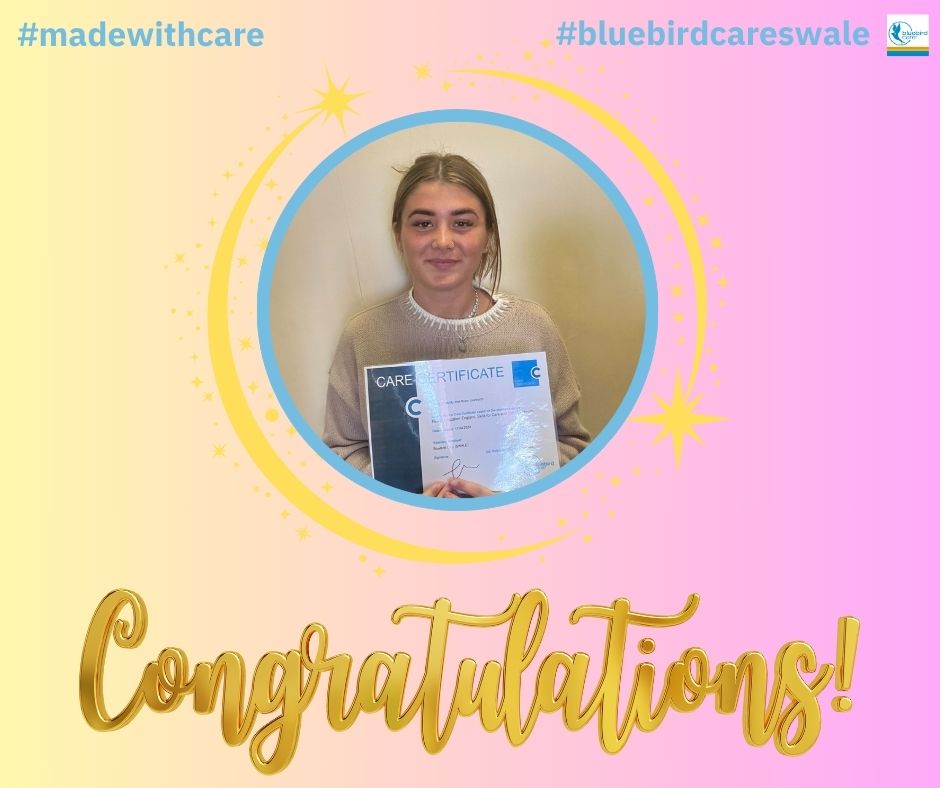 Congratulations to Ruby who passed her probation this week. Ruby is an amazing carer who has already had so much great feedback from her customers. We hope you have a long career with #bluebirdcareswale, you are a credit to the team. Well done Ruby. #madewithcare