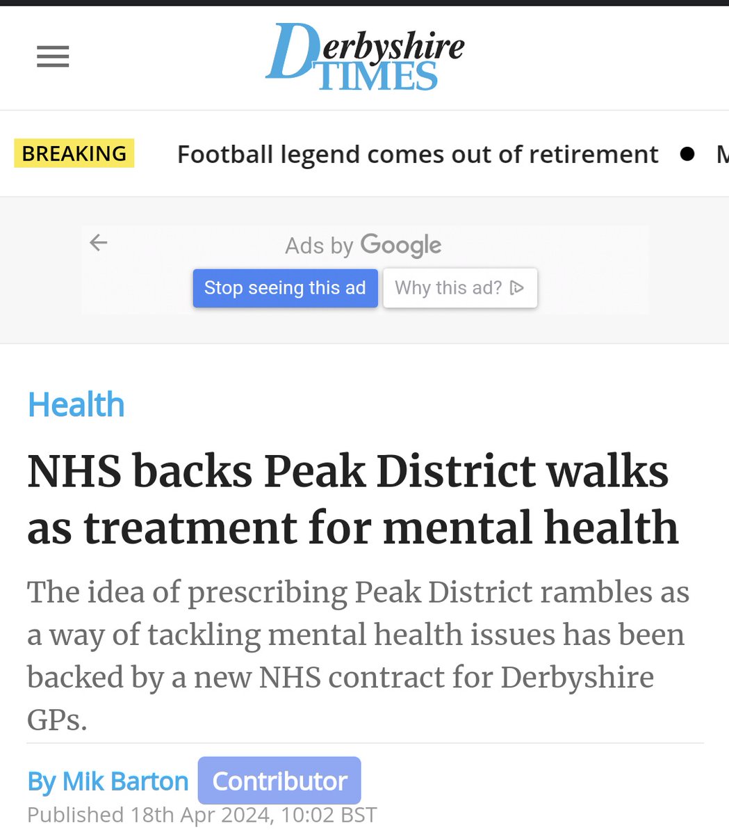 It's taken 4+ years to see a headline like this, but we're finally getting there! 
#NaturalHealthService @MindOMountains

derbyshiretimes.co.uk/health/nhs-bac…
