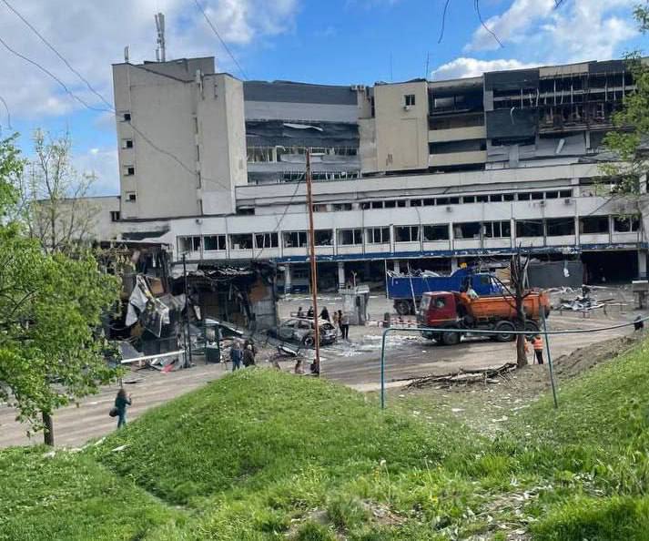 Today, the Russians hit the bus station and the railway station in Dnipro. Then they will say that NATO soldiers were going there?