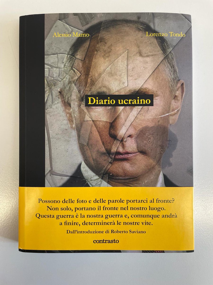 Our book, Diario Ucraino, with an introduction by @robertosaviano, is published today in Italy by @Contrastobooks. It is both our journey into the #war & a demonstration of the power of the camera to document evidence with the most indisputable of testimonies: the image. #Ukraine