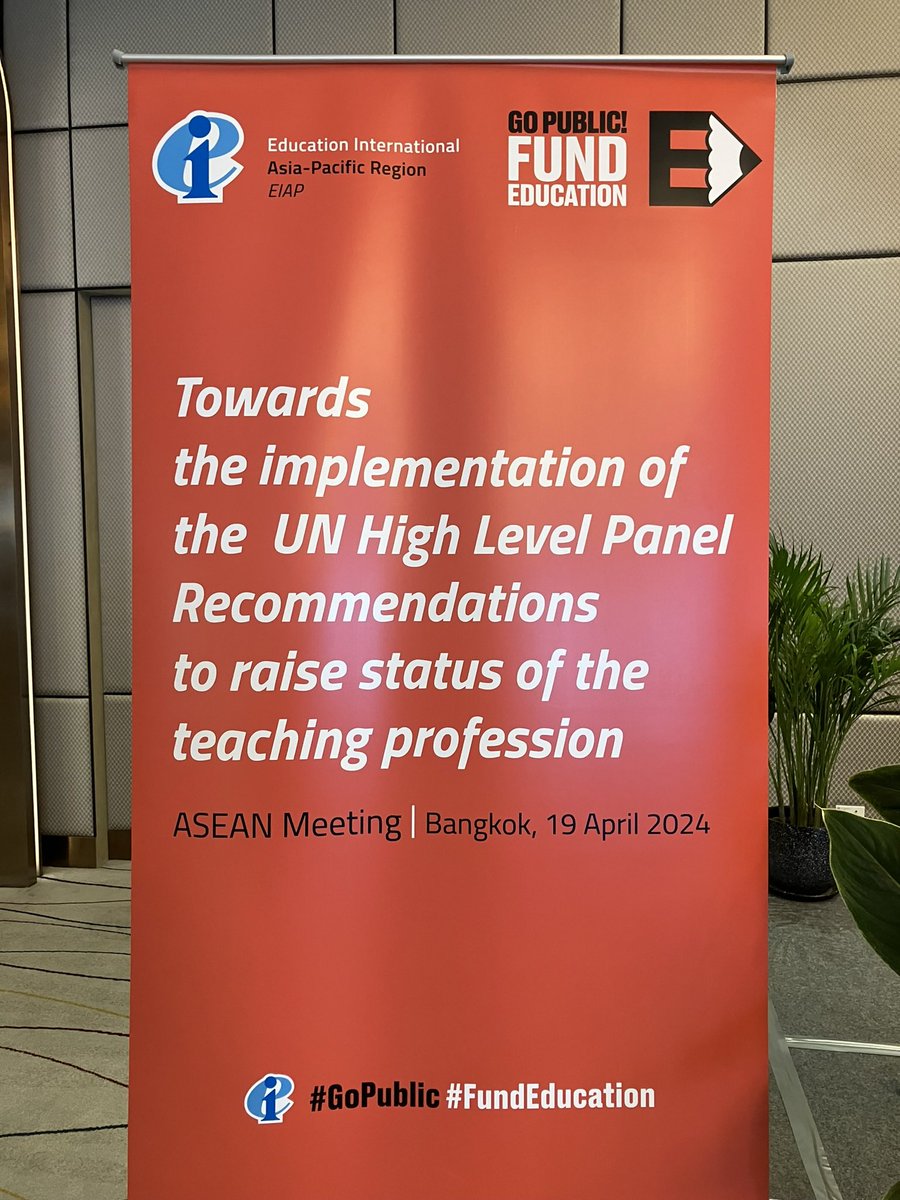 #globalteachershortage
@UNESCO tells us the #teachershortage in Southeast Asia is critical with a projected gap of 4.5 million teachers by 2030.
@UN High Level Panel recommends urgent action on teacher pay, working conditions and job security
#GoPublic 
#FundEducation