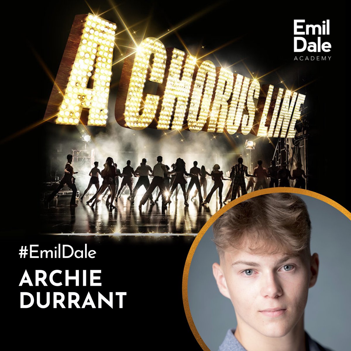 ✨ MORE GRAD NEWS! ✨ Huge congratulations to Emil Dale Part-Time graduate Archie Durrant who has been cast as Mark Anthony in the A Chorus Line revival, heading to The Curve and Sadler’s Wells before embarking on a UK tour!💫 We were already proud of you ⭐️ #theatre #emildale…
