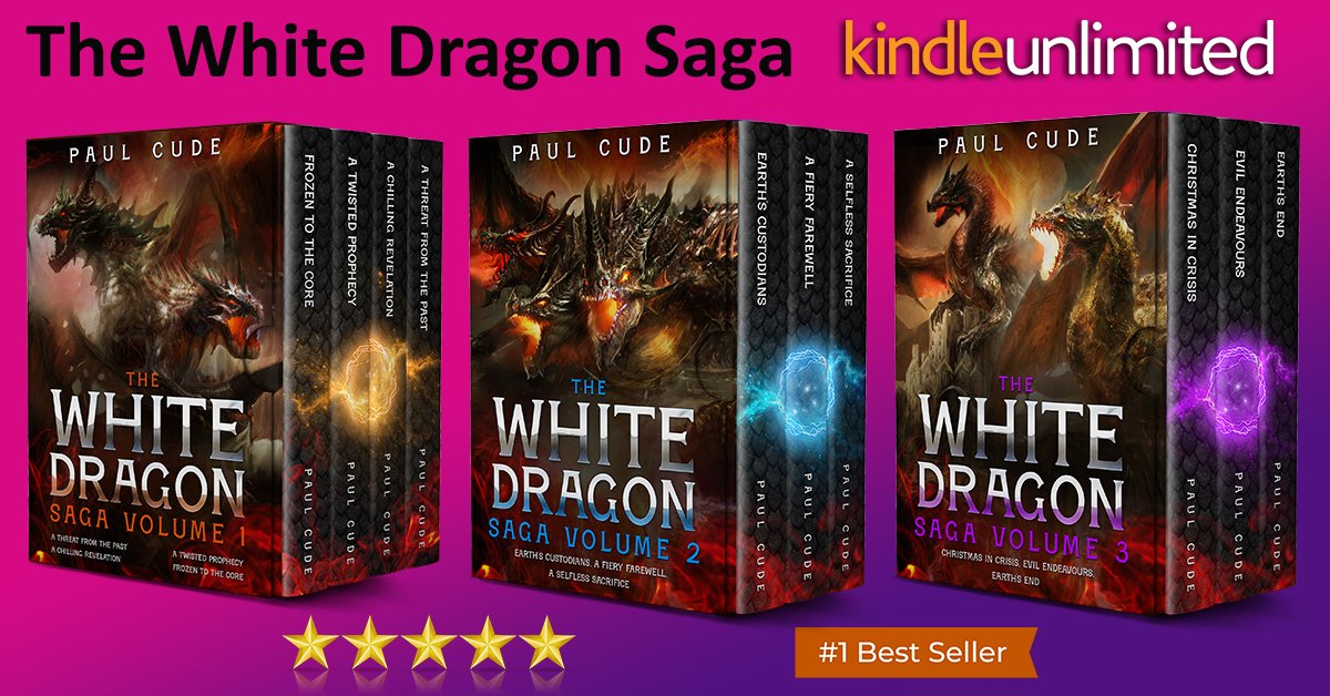 A completed #series spanning 10 books with over 1.5 million words. Delve into frightening magic, spectacular supernatural & a world packed full of #DRAGONS mybook.to/WDSVolume1 #KindleUnlimited #YABook #IndiesSFF #mustread #SFF #yalit #ireadya #YA #KU #pageturners #yafantasy