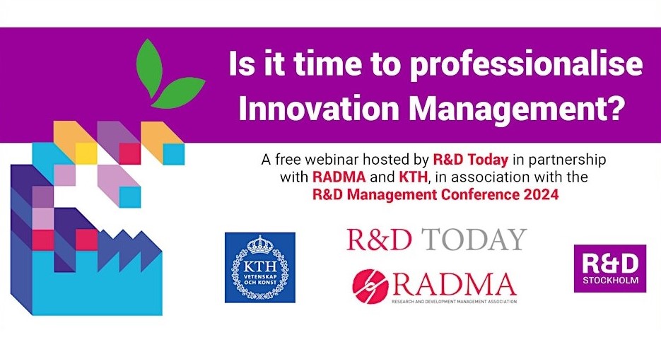 📯 Join Prof Magnus Karlsson & @ScottPMay in discussing whether innovation management ought to have a professional status, Thursday, 25th April, at 15:00 CEST 📅 ➡ Registration link: eventbrite.co.uk/e/is-it-time-t… @KTHuniversity @Givaudan @rndconferences @RnDToday #rnd2024