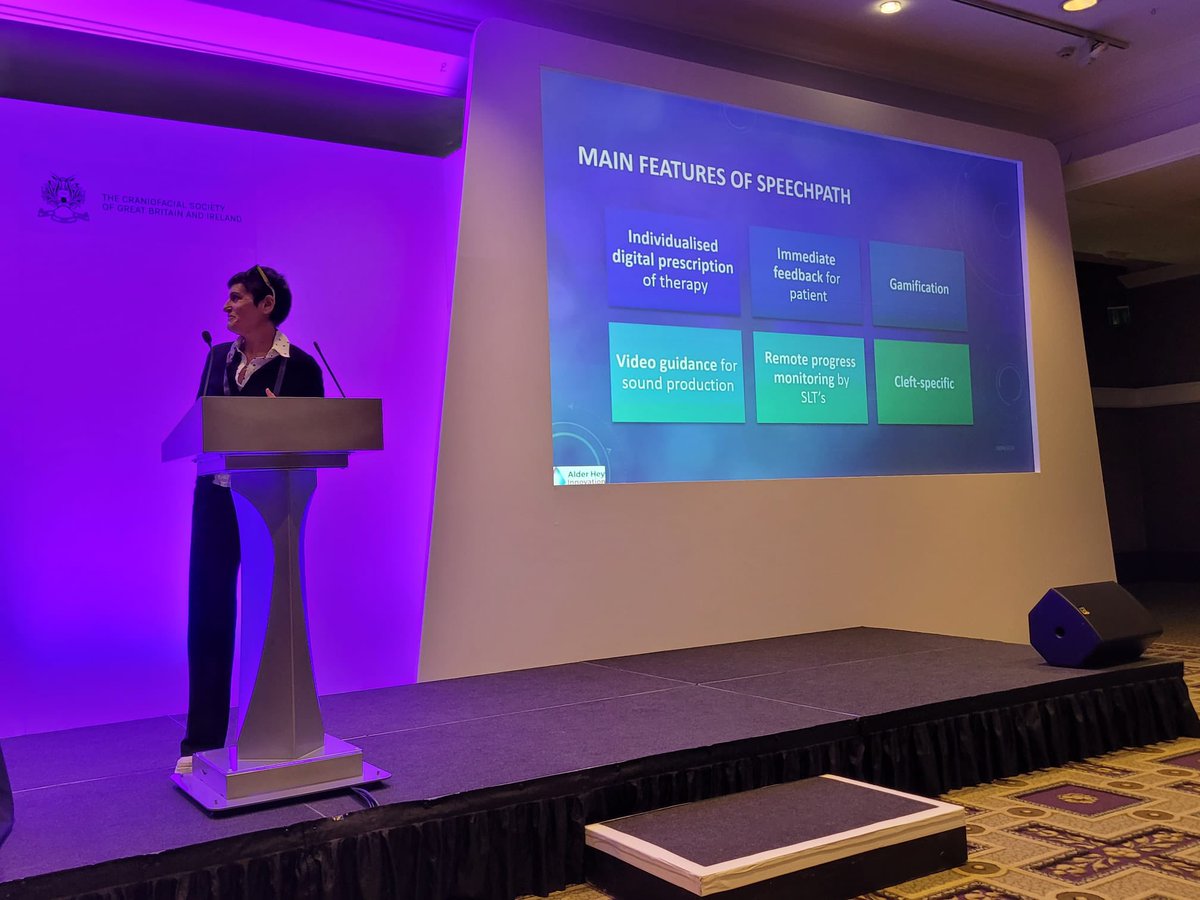 Very proud to have had the opportunity to present our Speech Path project at this year's <a href="/CFSGBI/">CFSGBIconference</a> on behalf of our <a href="/AlderHeyInnov/">Alder Hey Innovation</a> team to support children with cleft speech difficulties 💙