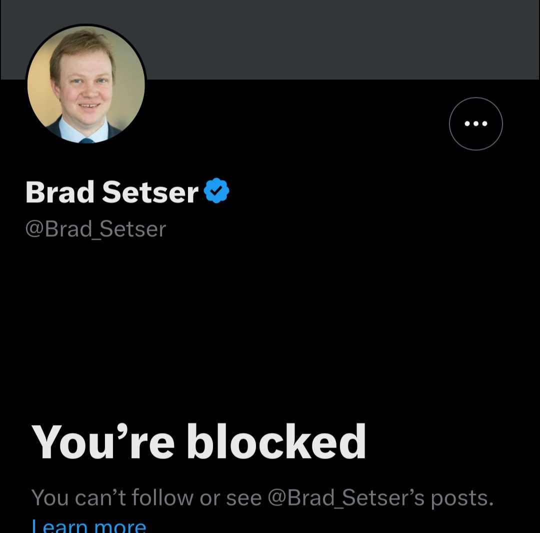 Snowflake can't handle someone pointing out his hypocrisy and voodoo economics.