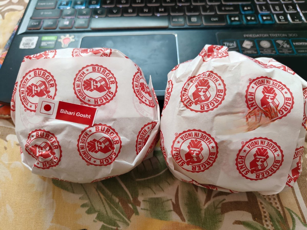 Anwesh6071's tweet photo. I ordered 2 Bihari Gosht Burger From Burger Singh @BurgerSinghs and i called them to make it less spicy. The person who picked up the call was very rude and he shouted at me .. well i was very upset with the behaviour and my burger was very spicy.. https://t.co/iKeTKEjwcG