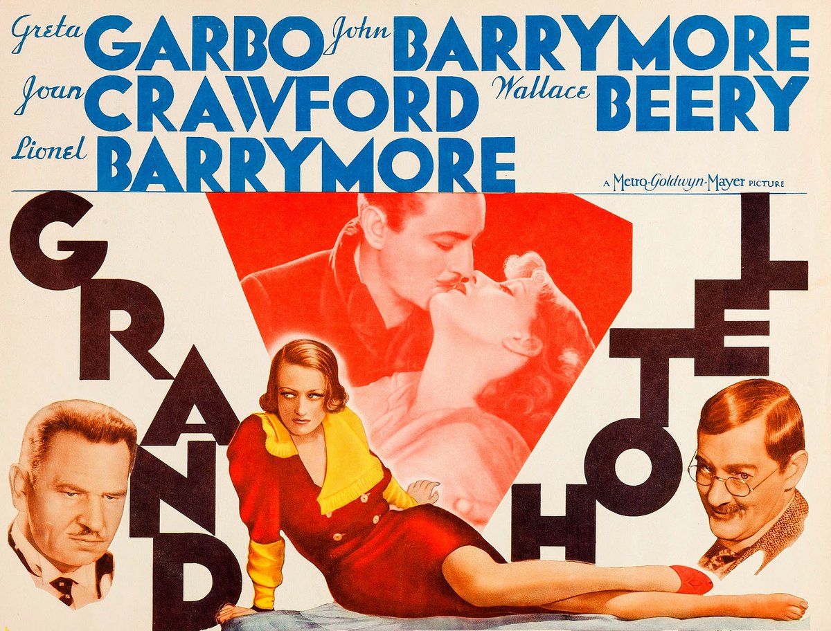 Garbo is luminous in GRAND HOTEL but Joan Crawford is just brilliant. And the Barrymores rip your heart out. Great first night at #TCMFF Lovely introduction by Jacqueline Stewart and Stephen Tobolowsky.