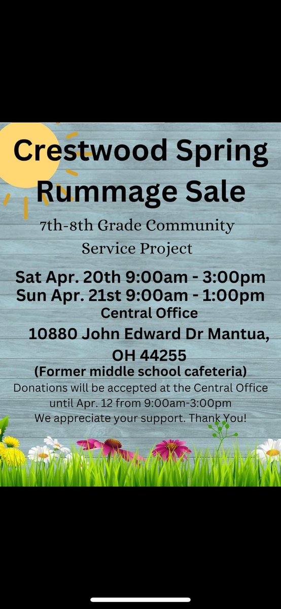 It’s here! Come shop! We have lots of great stuff for sale! Help support my community service class project! Go Devils! 👹
⁦@CrestwoodSupt⁩ ⁦<a href="/MrMcMahonCHS1/">Dave McMahon</a>⁩ ⁦<a href="/cwoodreddevils/">Crestwood Red Devils</a>⁩