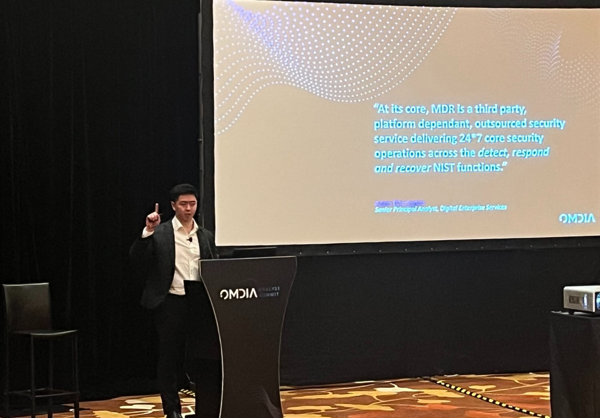 At this morning’s #BlackHatAsia 2024 #OmdiaAnalystSummit, Senior Analyst Jonathan Ong explored the evolution of Managed Detection and Response, assessing whether #APAC is set to become the emerging frontier for its future growth. #cybersecurity #MDR