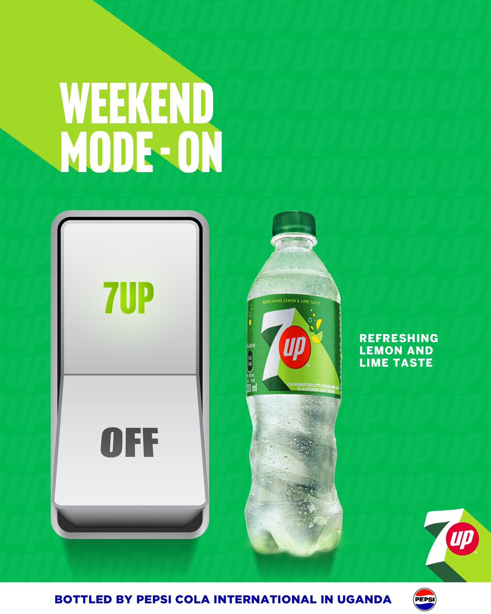 Let’s Turn On the Weekend Mode with 7Up.

#HelloTo7Up