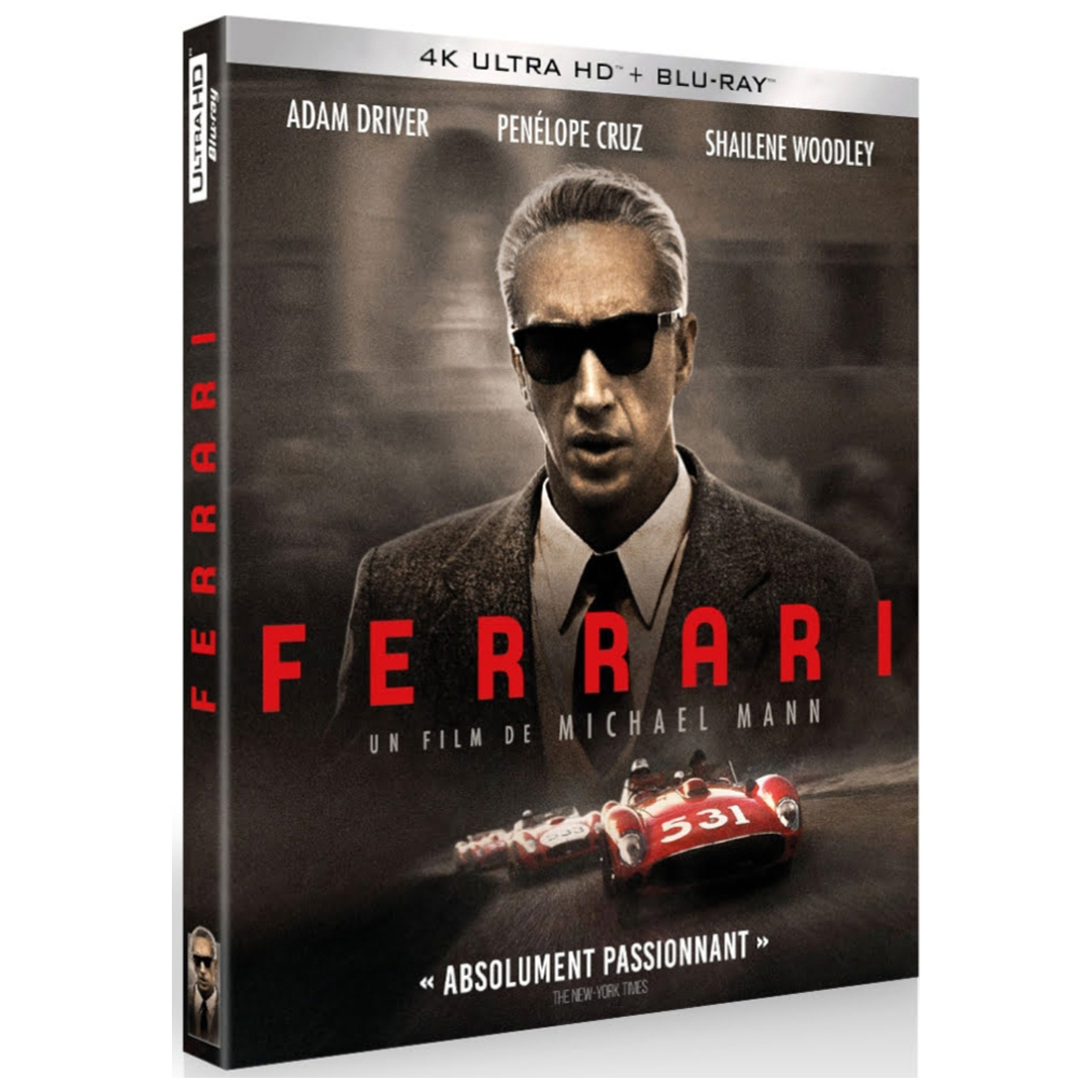 French distributor BQHL Editions are to release onto 4K Blu ray, Michael Mann's Ferrari (2023) Starring Adam Driver, Shailene Woodley, Penélope Cruz, Sarah Gadon, Jack O'Connell & Patrick Dempsey

Street Date: May 22nd🇫🇷
Pre Order: amzn.to/3vN7uzy

#commissionsearned