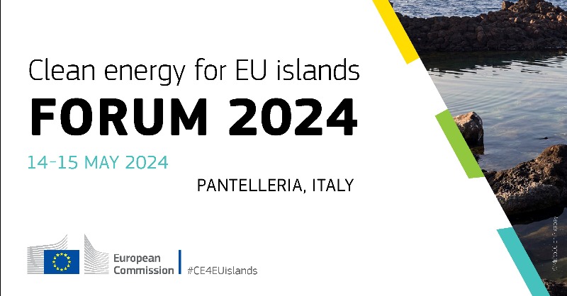 Forum Clean Energy for EU islands 2024. održava se 14. i 15. svibnja u Pantelleriji 🇮🇹. Istražite EU otoke #EnergyTransition, upoznajte lokalne dionike i postanite dio zajednice. Registrirajte se 👉 europa.eu/!hdXqMb #CE4EUislands @cleanenergy_eu