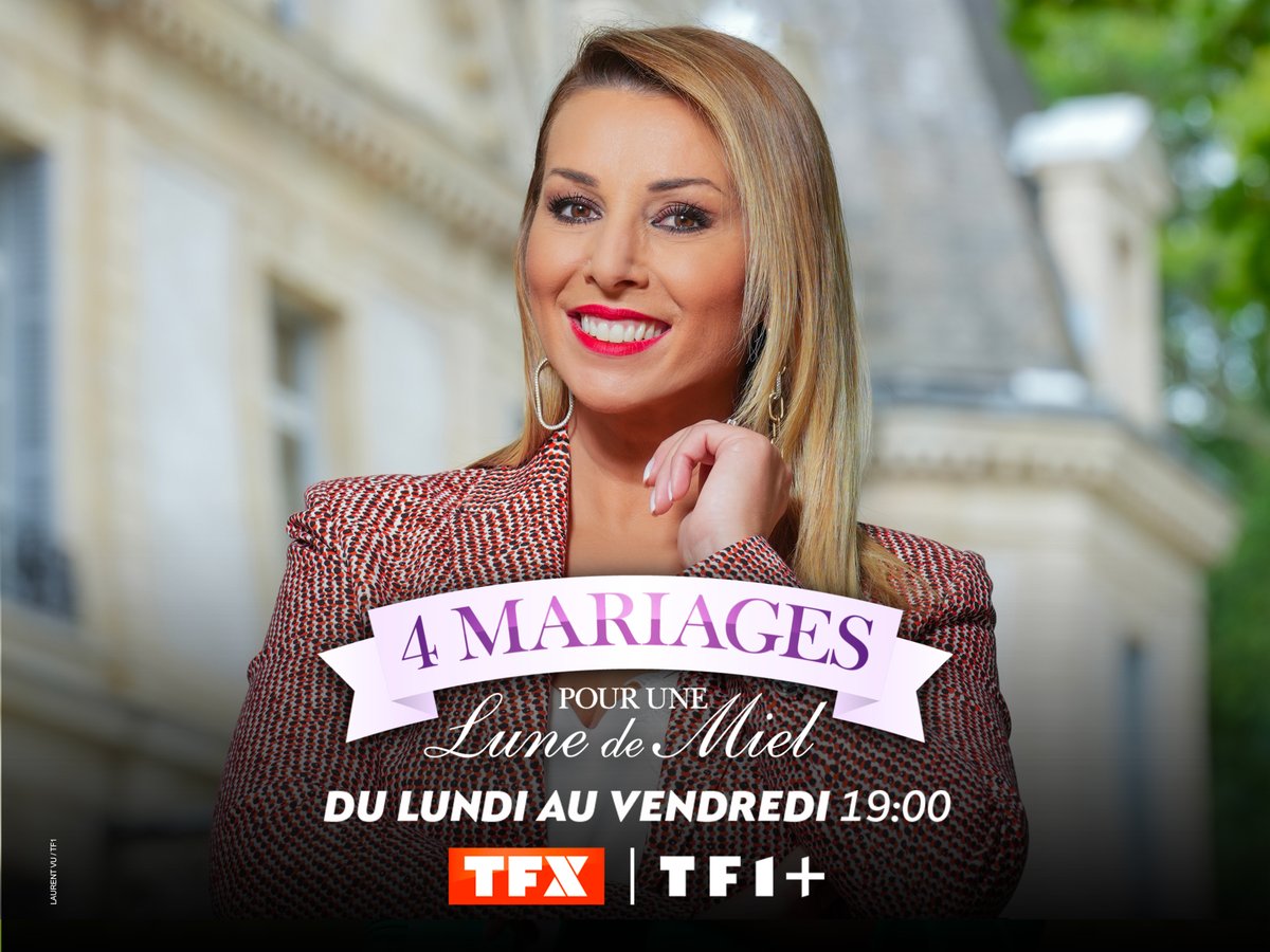 #Audiences @tfx Belles performances pour #4mariagespourunelunedemiel avec Elodie Villemus : 📌377 000 téléspectateurs ✅4% PdA 15-24 ans 🥇#LeaderTNT