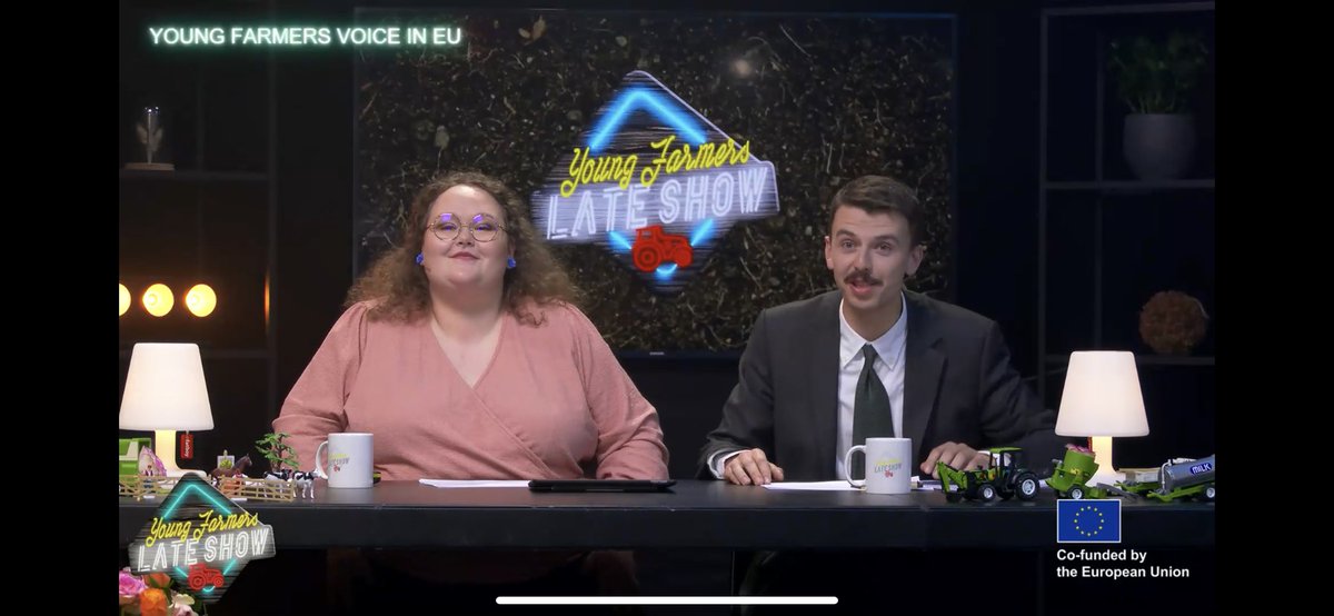 _CEJA_'s tweet photo. What a night! 📺

The second episode of the Young Farmers Late Show is already available for streaming ➡️ https://t.co/65PlzNMFwf

Thank you to our guests and viewers for their support. 

#YFLS2 https://t.co/1r0MWK4uX3