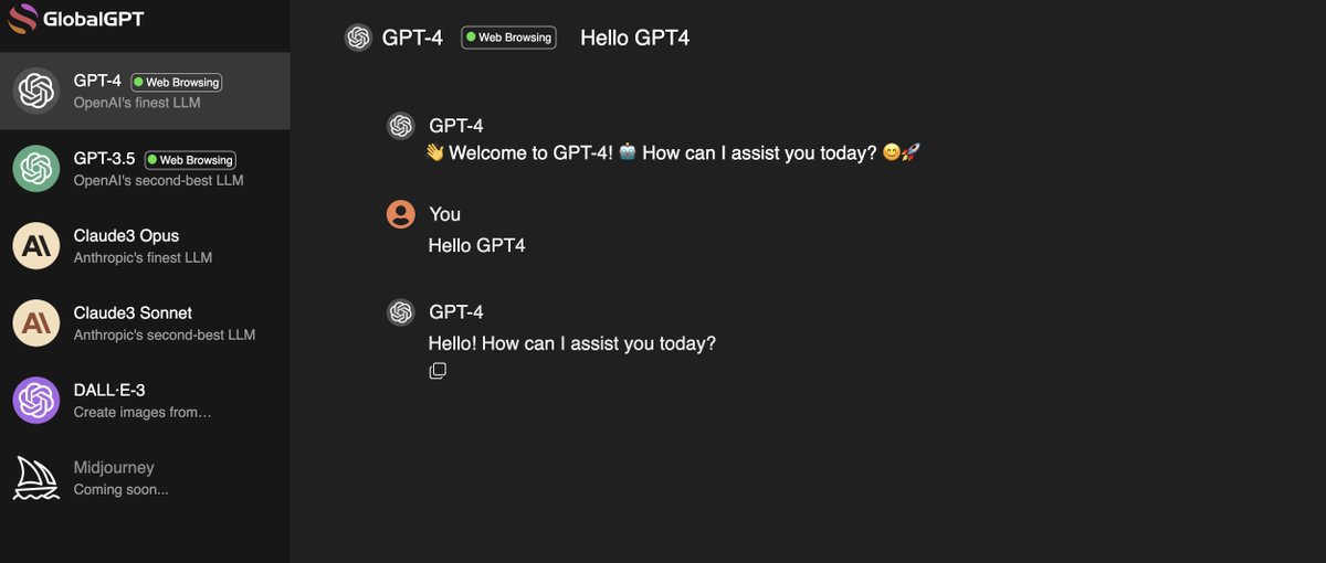 🚨Attention🚨 ❌ GPT-4 on OpenAI is down ✅ GPT-4 on GlobalGPT is still working glbgpt.com