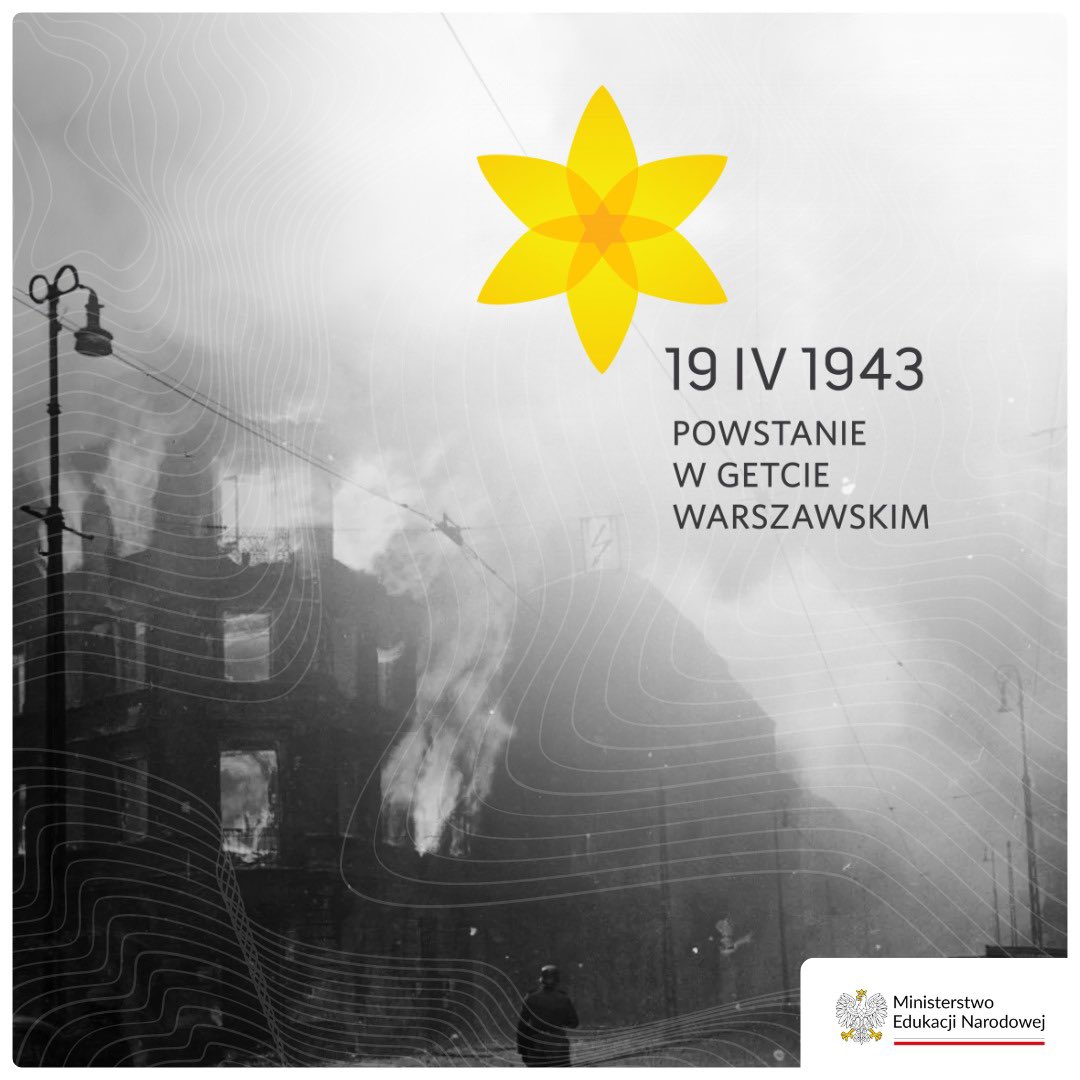 🕯️Dziś wspominamy 81. rocznicę powstania w getcie warszawskim, wydarzenia, które stało się symbolem heroicznej walki przeciwko nazistowskiej okupacji. Pamiętamy!