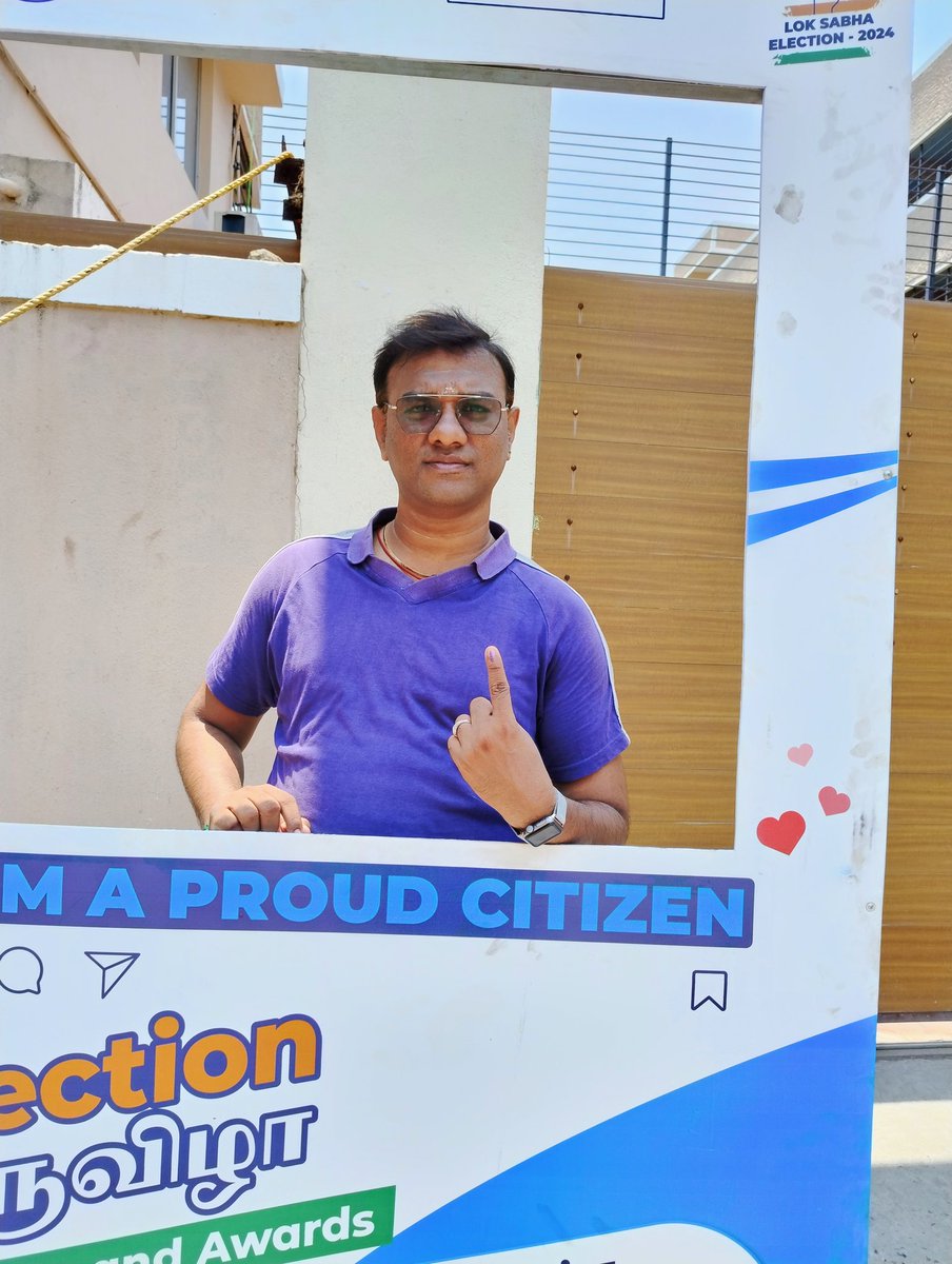 I have done my Rights...
#rightstovote
#chennaicorp @chennaicorp