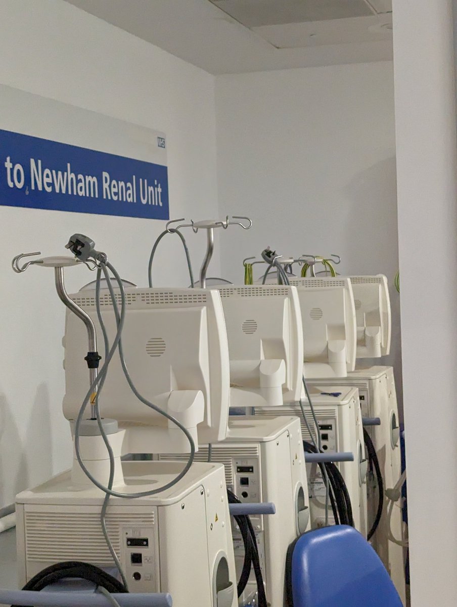 I'm often referred to simply as "The Doctor" at Newham Dialysis Unit, and I'm glad I remembered my sonic screwdriver today as there has been an attack of the Cybermen 🤖🪛