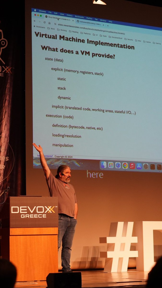 Who would have thought that VMs are fun? @tedneward showing us at #Devoxx