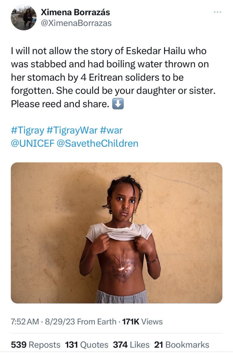 Would you @taylorswift13 be able to participate on the #WeAreTheWorld4Tigray to eradicate famine for #Tigray? The people have been badly affected in so many ways including the ongoing #TigrayGenocide @SamriGeber12