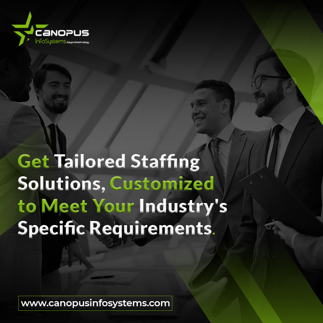 We understand that every industry has unique staffing needs. With years of experience in the IT industry, we have the expertise to cater to a diverse range of industries, providing tailored staffing solutions🤝

Contact Us canopusinfosystems.com/contact-us/

#staffingsolutions #globaltalent