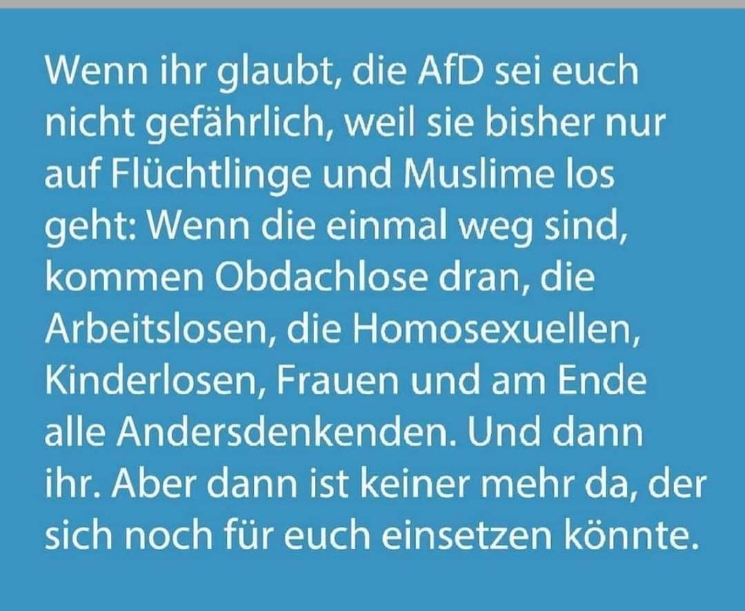 Die Lehren aus der Geschichte richtig ziehen.Wenn ich glaubt...... ☝️