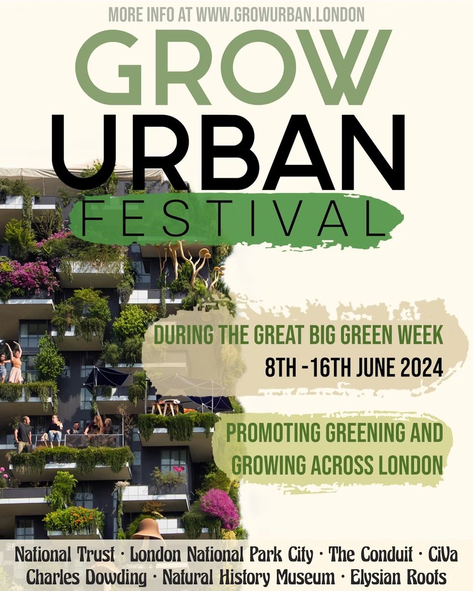 Join us, <a href="/global_gen/">Global Generation</a> &amp; <a href="/KusumaTrustUK/">Kusuma Trust UK</a> for a special event on urban greening, part of Grow Urban Festival:

🌱 Making it Happen: What’s Needed to Make the Grey, Green?
📅 Wed 12 Jun, 9:30-11:30am
📍 Global Generation’s Story Garden
🎟️  buff.ly/49FCwXC