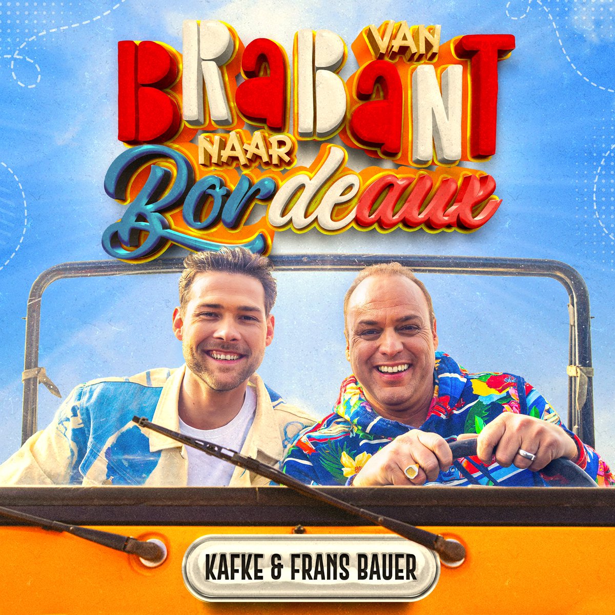 Wij gaan naar Zuid-Frankrijk!🇫🇷 Onze nieuwe single ‘Van Brabant Naar Bordeaux’ is nu ook te beluisteren op alle streamingdiensten!! Beluister hier: found.ee/vanbrabantnaar… #Zomerhit #FransBauer #Kafke