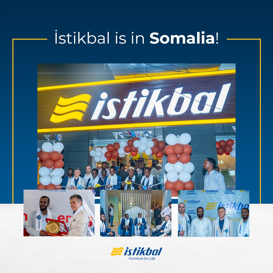 We're thrilled to announce İstikbal's exciting new chapter in Somalia! Join us as we bring our signature style and quality to an enthusiastic new market. See you there!

#İstikbal #newstore #opening #mogadishu #somalia
