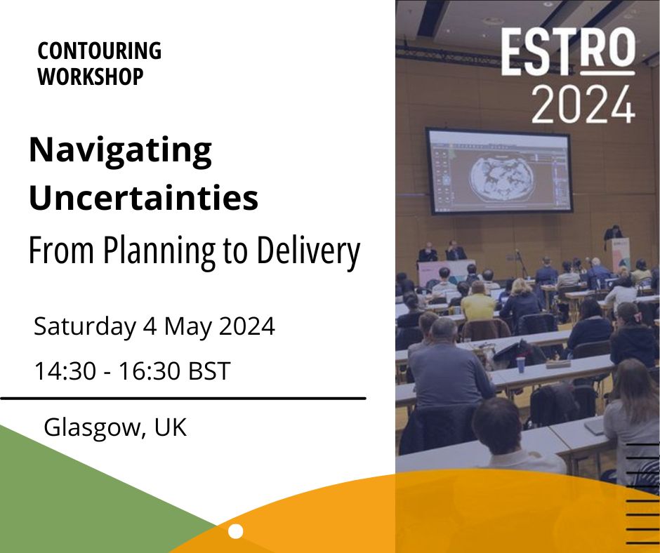 Join our interactive workshop at #ESTRO24! Gain insights into the impact of #delineation variability on plan quality and learn strategies for addressing complex cases encountered during image matching. 📅 Saturday 4 May | 14.30 - 16:30 👉 bit.ly/3TZgwkW #contouring #RTT