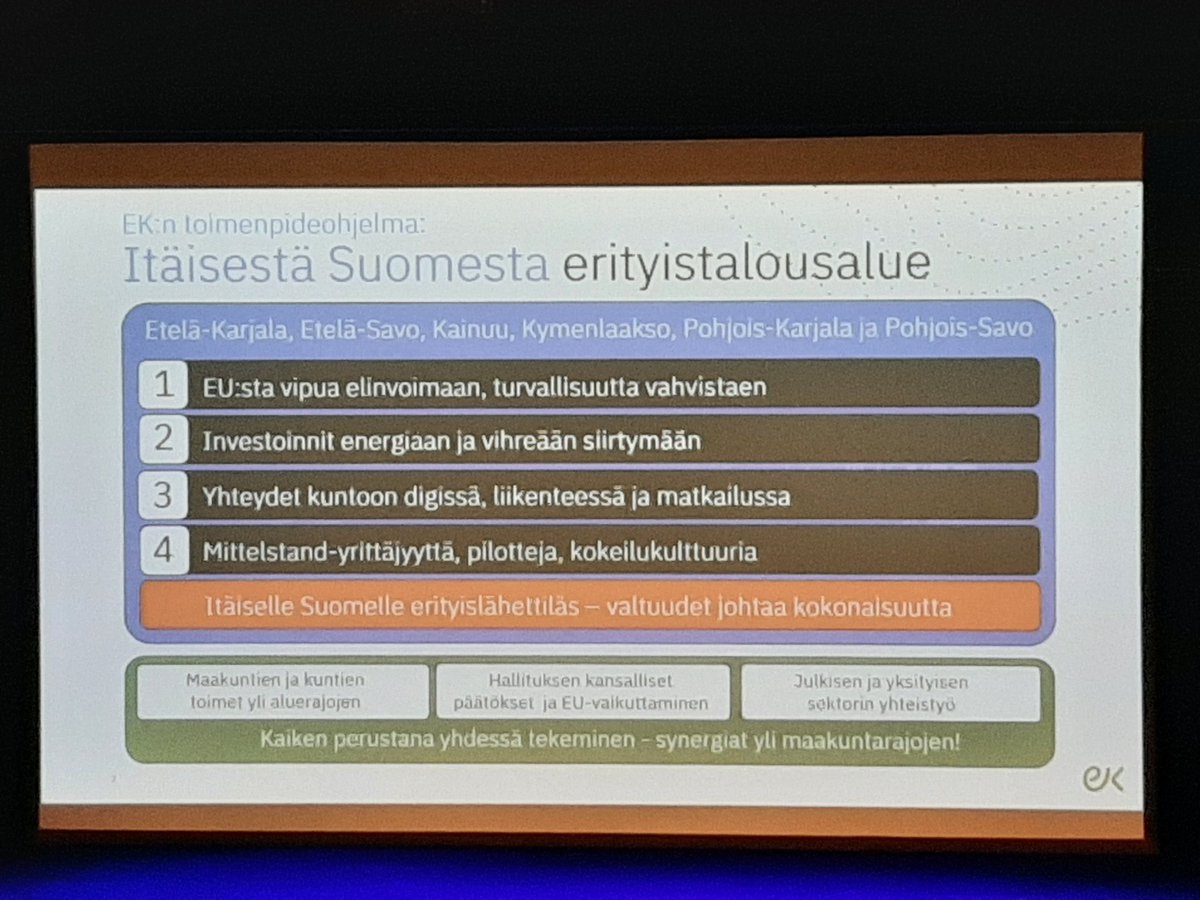 #Itäsuomi Miksi Koillismaa mm. Kuusamo ja koko Itä-Lappi on rajattu EK:n sinänsä hyvän kehitysohjelman ulkopuolelle?