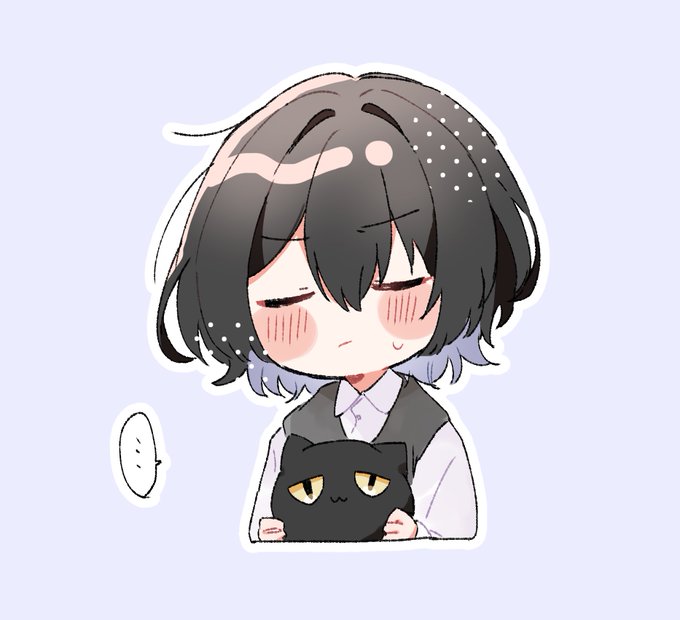 「黒猫 赤面」のTwitter画像/イラスト(新着)