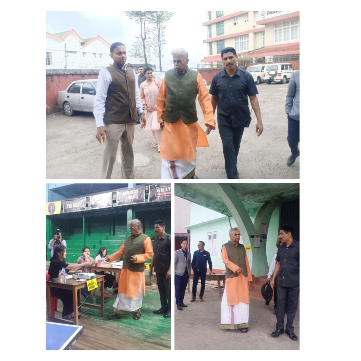 Governor of Nagaland, Shri. La Ganesan casting his vote in Kohima

#ECI #Elections2024 #IVote4Sure #ChunavKaParv
#deshkagarv #loksabhaelection2024

<a href="/ECISVEEP/">Election Commission of India</a>
<a href="/MyGovNagaland/">MyGov Nagaland</a>
<a href="/dipr_nagaland/">DIPR Nagaland</a>