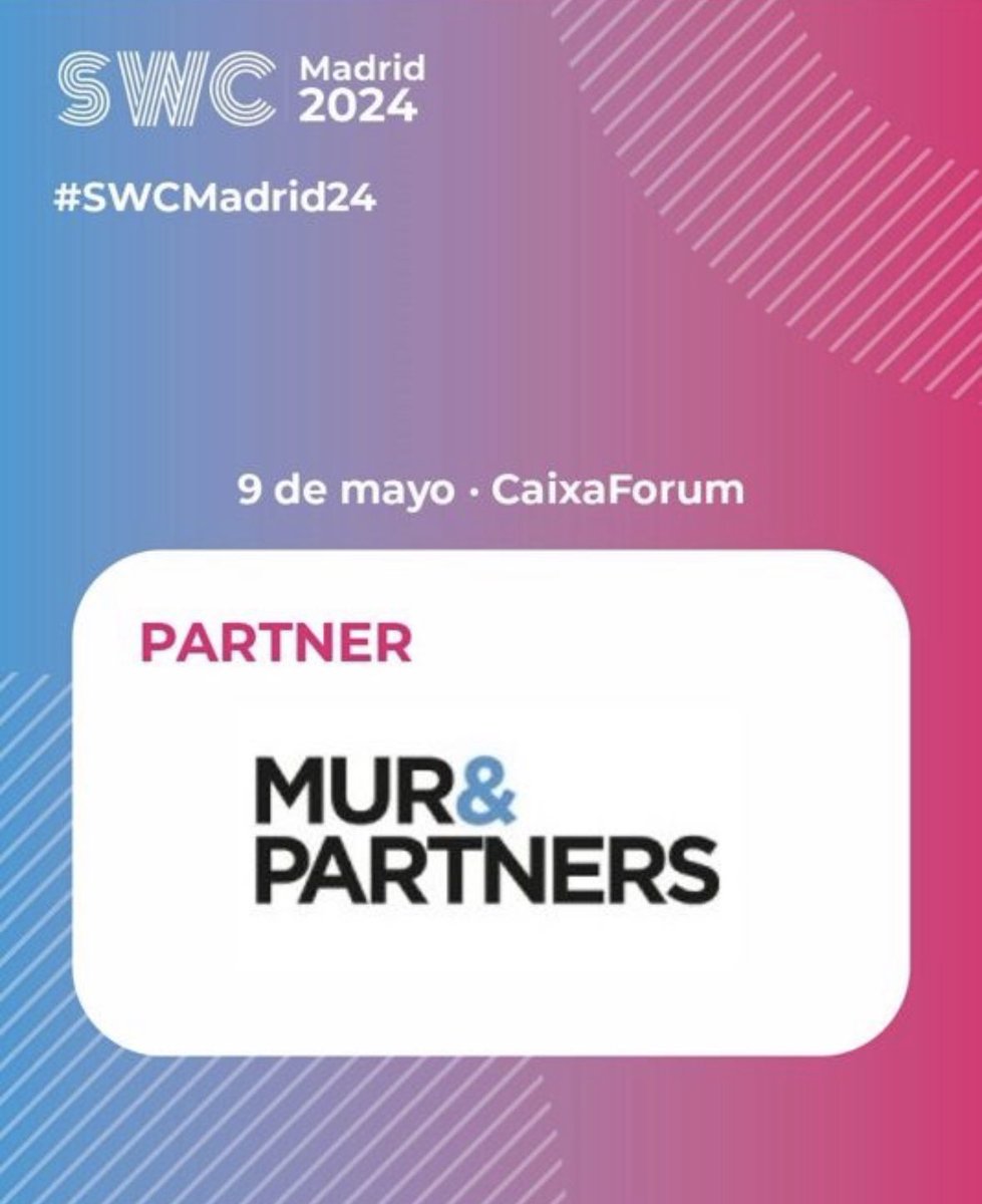 👍⭐#SWCMadrid24 Hacemos posible El STEM WOMEN CONGRESS MADRID 2024 gracias al apoyo de #marcas que promueven el #talentofemenino en las carreras #STEM como @MurAndPartners ¡GRACIAS!
🗓️9 de mayo
📍En @CaixaForum 
🕕9.00h-16.20h
🎟️Inscríbete lnkd.in/d2MC6eE3
 #MujerSTEM