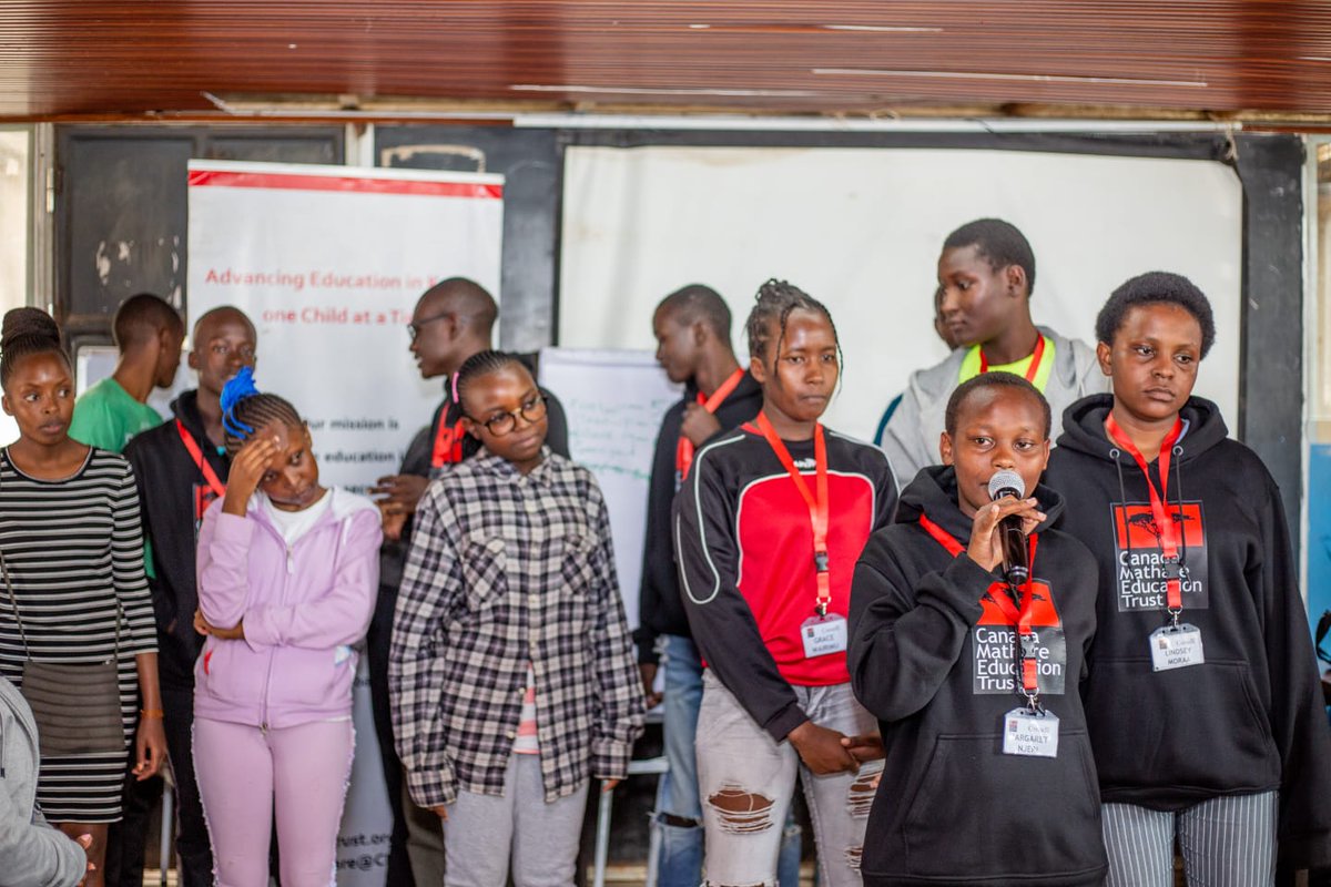 CMETrust's tweet photo. #Day3 of #CMETrustHolidayProgram scholars nominated & elected 2023 #WezeshaKike Champions. The session facilitated by WK! 2022 Champs @Muthini2004 & Jeremy, awarded a male & female scholar - Nelson & Phoebe - that have demonstrated inclusion, service & #genderequality. 1/2 https://t.co/SKD909TVvM