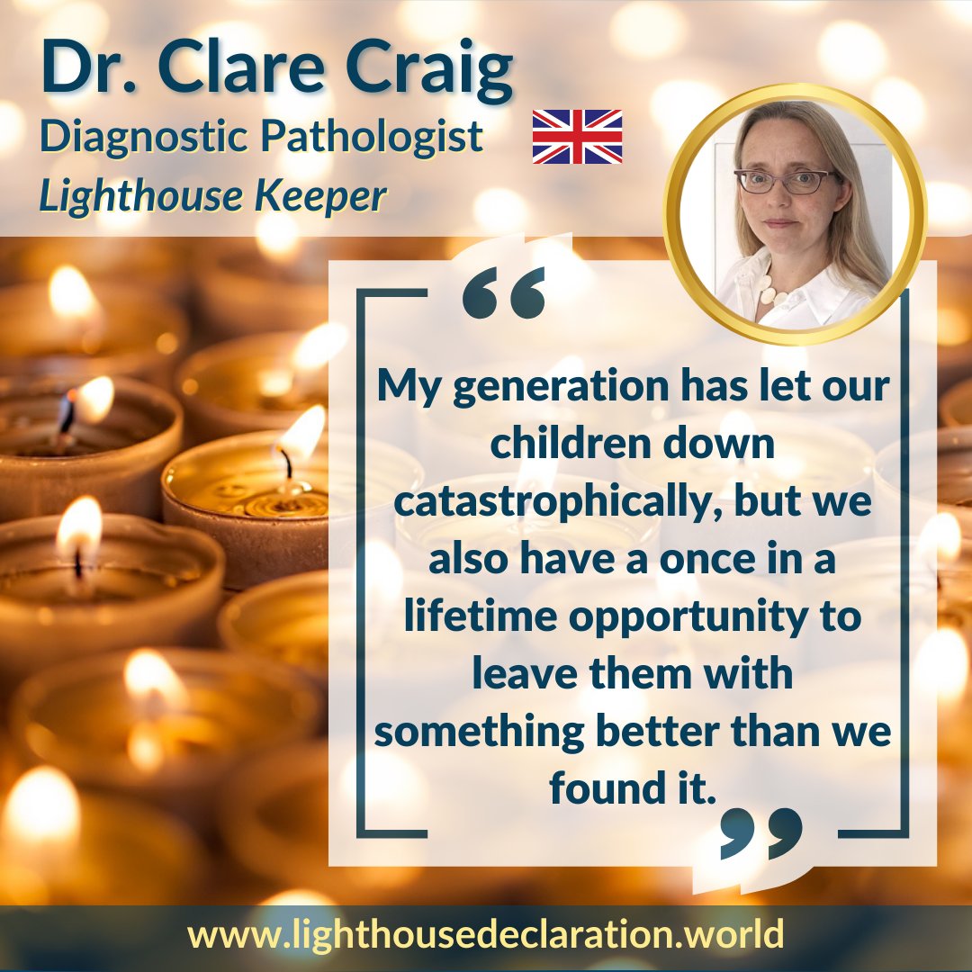 Truer words were never spoken.  Join us and please continue to sign and share the incredibly important work of our Lighthouse Keepers.💪
#ProtectOurChildren 🗣️ #standup
👉 have YOU signed? lighthousedeclaration.world