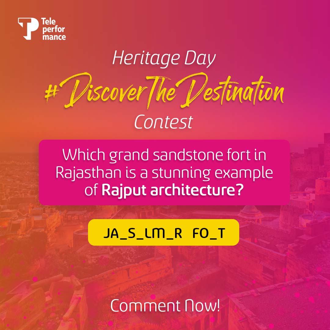 The 8th question of #DiscoverTheDestination Contest is here! Tag @tpindiaofficial, Use #DiscoverTheDestination, #TPIndia, Tag 3 friends, and Comment now! #TPIndia #ContestAlert #WorldHeritageDayContest #HistoryMystery #Contest