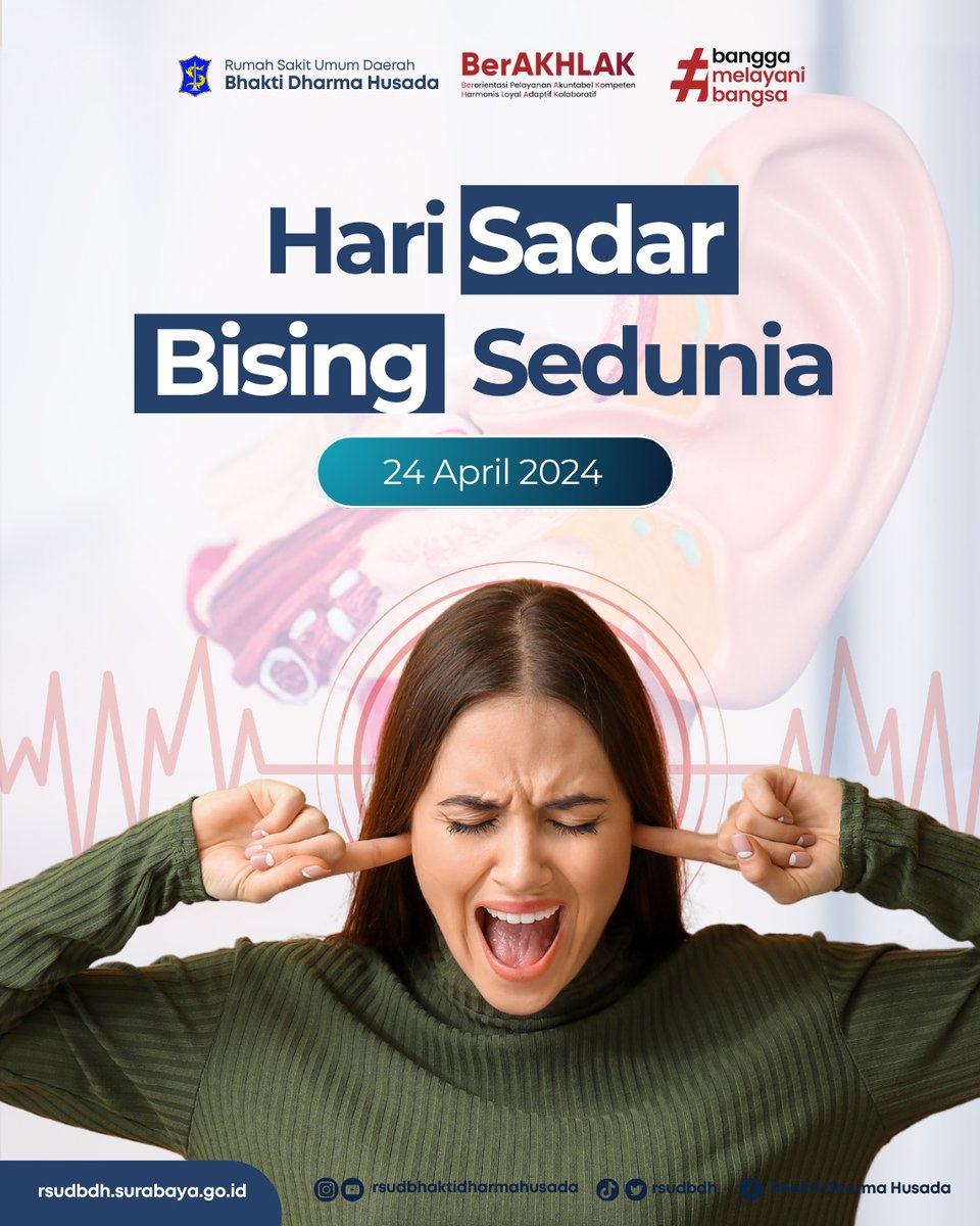 rsudbdh's tweet image. Halo Sobat BDH~

👂 Hari ini adalah kesempatan untuk menghargai keindahan keheningan dan memahami pentingnya melindungi telinga dan kesehatan kita dari bising berlebihan

#bising #sadarbising #harisadarbisingsedunia