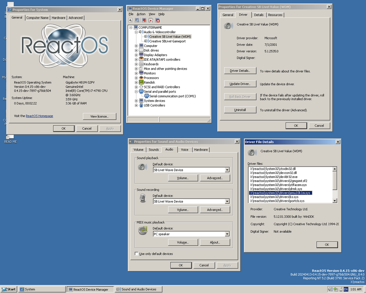 reactos tweet picture